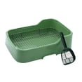 thumbnail image 1 of GROWTH TANK Indoor Dog Potty Tray for Small and Medium Dogs Pee Pad Holder with Protection Green, 1 of 9