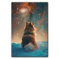 thumbnail image 3 of Pomeranian Dog Art Print Poster, Wall art Canvas Painting Decor, Dog Pop Starry Night Art Home Decor Artwork For Bedroom Living Room Bathroom Décor, 3 of 6