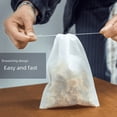 thumbnail image 2 of Bolsa de té con cordón de tamaño completo de 100 piezas, bolsa de té, bolsa de freír de medicina tradicional china, bolsa de escoria de sopa de condimentos no tejida, 2 of 2