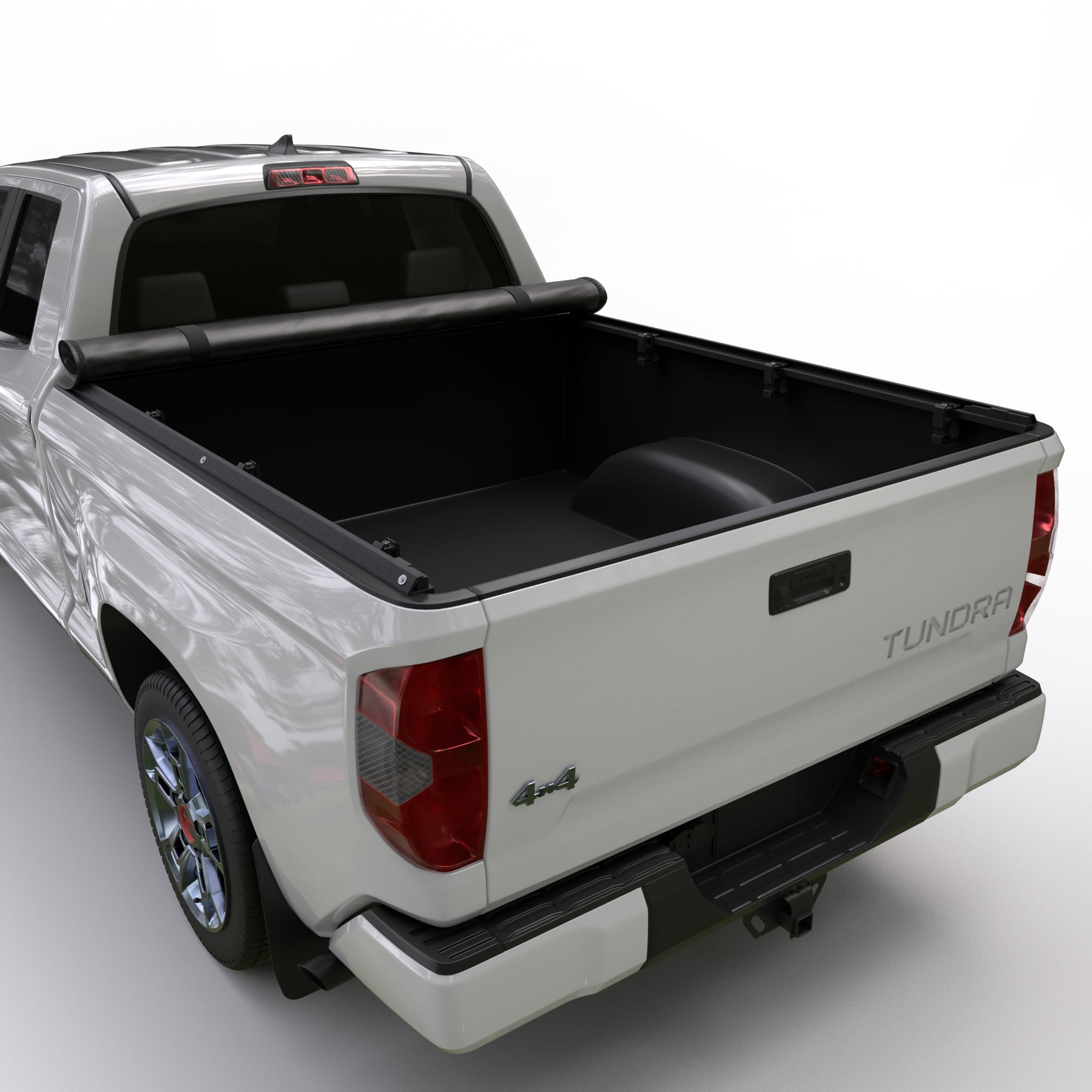 Toptiny Soft Roll Up Tonneau Cover Fits 2007-2021 Toyota Tundra 5'6" Bed waterproof