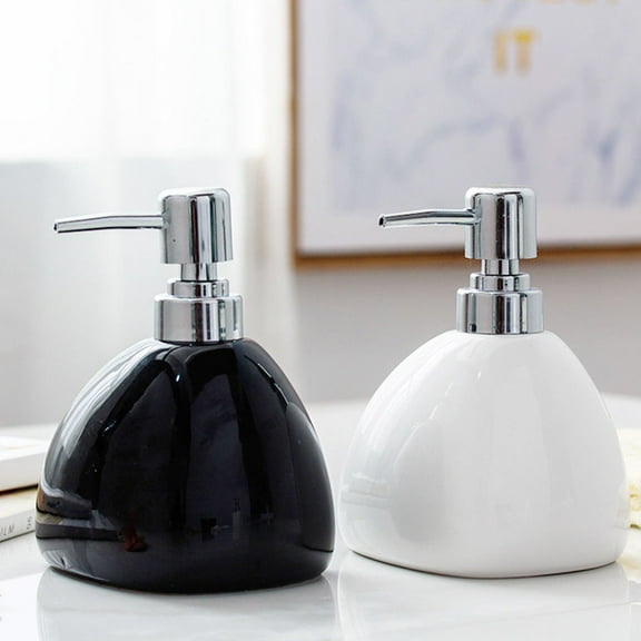 OUNONA Washing Squeeze Bottle Refillable Container 12X9CM White