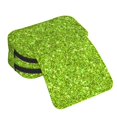 thumbnail image 4 of Hirioo Lime green glitter for Large Grid Mesh Pencil Case with Zipper Stationery Organizer Case, 4 of 7