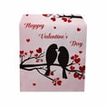 thumbnail image 2 of Liquidation! Ymkly Robe de Fête, Cheesecloth, Mode Femmes Tissu Bande Élastique Double Couche Écharpes Cheveux Impression Florale Queue de Cheval Saint-Valentin Drapeau Rouge, Cadeau Saint-Valentin, 2 of 9