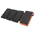thumbnail image 1 of Solar Charger Power Bank,20000mAh Portable Phone Charger with Dual USB Ports LED Light for Camping Emergency, 1 of 7