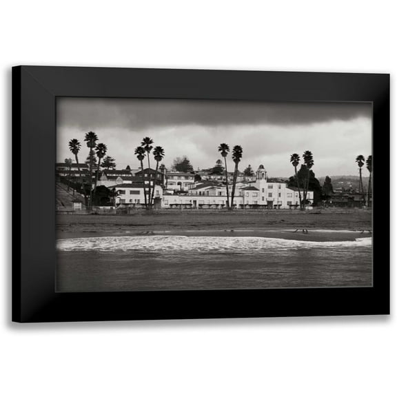 Geyman, Vitaly 14x11 Black Modern Framed Museum Art Print Titled - Santa Cruz Bay I