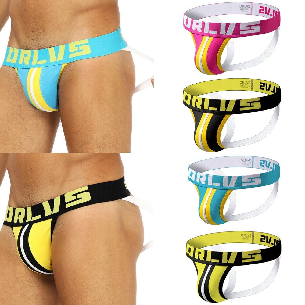 Men Briefs Jock Strap Breathable Underwear Backless Jockstrap Underpant