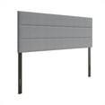 thumbnail image 2 of Home Design Etta Twin Upholstered Headboard with Channel Tufting and Foam Padding, Gray, Easy assembly, 2 of 6