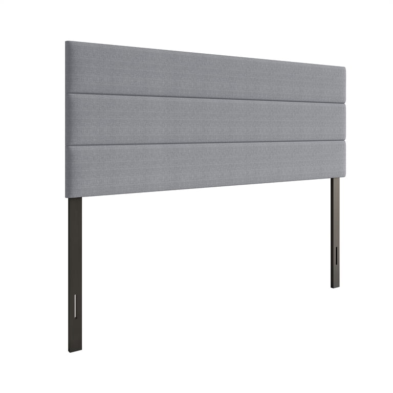 Home Design Etta Full Upholstered Headboard, Channel Tufted photo 2
