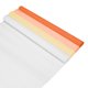 thumbnail image 1 of Uxcell 4-Pack Rollos de Papel Crepé 8.2ft x 20 Hoja de Serpentina de Papel Suave Decorativa [Blanco, Champagne Claro, Champagne Oscuro, Naranja], 1 of 1