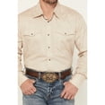 thumbnail image 3 of Roper Men's Solid Poplin Long Sleeve Snap Western Shirt Tan XX-Large, 3 of 4