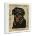 thumbnail image 4 of Stupell Industries Fun Rottweiler Pet Phrases Animals Painting Wrapped Canvas Art Print Wall Art, 24 x 24, 4 of 8