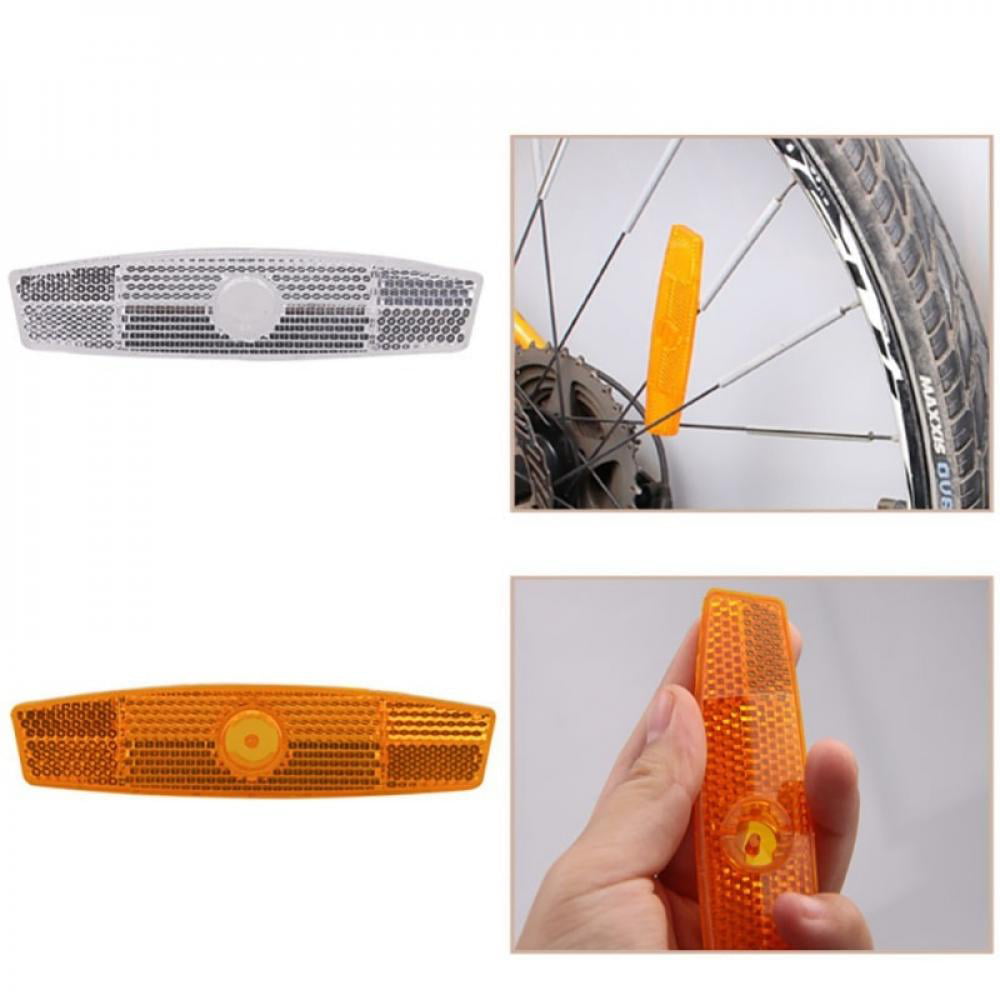 Bike Spoke Reflector Safety Warning Light Wheel Rim Reflective Lamp 8pcs 