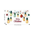 thumbnail image 3 of Fufafayo under $5 Christmas Light Window Clings Merry Christmas Bright Window Stickers Holiday Xmas Window Wall Stickers Decals Colorful Light Bulb Window Cling Decorations, 3 of 7