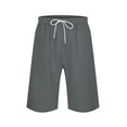 thumbnail image 3 of HCNTES Men's Classic Relaxed Fit Short with Pocket Work Beach Shorts (Grey,3XL), 3 of 8