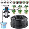 thumbnail image 2 of 100-240V Pump Self-priming Garden Irrigation Watering System Adjustable Red 8 Holes Dripper Sprinkler 1/4'' Hose for Greenhouse He Qiyong unisex, 2 of 2