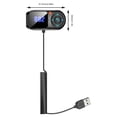 thumbnail image 3 of Transmisor FM modulador coche reproductor MP3 receptor conveniente Compatible con Bluetooth, 3 of 9
