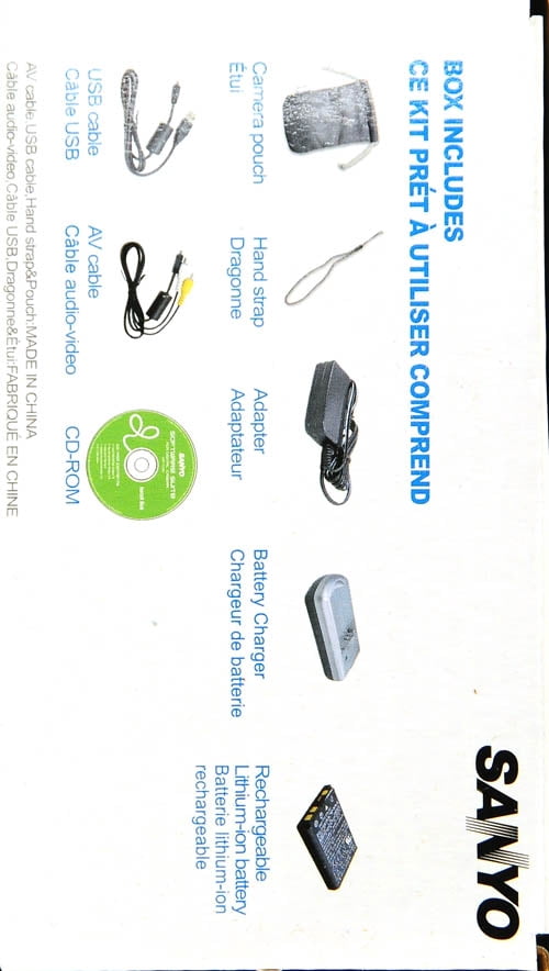 Sanyo Vpc-t1284 Blue, 12mp Digital Camer