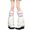 Off white, variant on Women Party CostumeBuckle Faux Furs Fuzzy LongShoes Cuffs Cover Leg Warmers/Boot Sleeves/Boot Covers