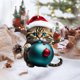 thumbnail image 1 of Figuras de gato de Navidad, decoración bonita y encantadora, árbol de decoración para gato, decoraciones colgantes para coche, 1 of 5