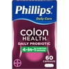Phillips' Colon Health Digestive Daily Probiotic Supplement Capsules, Help Replenish the Balance of Good Bacteria in The Colon, 60 Count