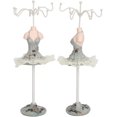thumbnail image 4 of HELIAHO Charming Jewelry Organizer Human Model Stand, Display Earrings Necklaces, Unique Resin Material, Princess Dress Shape, Convenient and Compact, Versatile Application (Green) CJ911-10737, 4 of 9