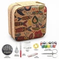 thumbnail image 2 of Vintage Sewing Kit, Premium Portable Needle and Thread Set, Multifunctional Travel Sewing Accessories, Hand Stitching Tool Box for Home Dorm Students Adults, 2 of 6