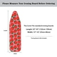 thumbnail image 6 of HELLHERO Replacement Ironing Board Cover, Strawberries Elastic Edge Fit, Stain Resistant, with 3 Fasteners Easy Installation, 6 of 6