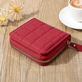 thumbnail image 4 of Yucurem Fashion Women Wallet Short Coin Purse Mini Coin Card Money Holder (Red), 4 of 6
