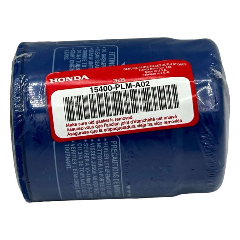 Honda Genuine OEM Authentic Oil Filter 15400-PLM-A02 - Walmart.com