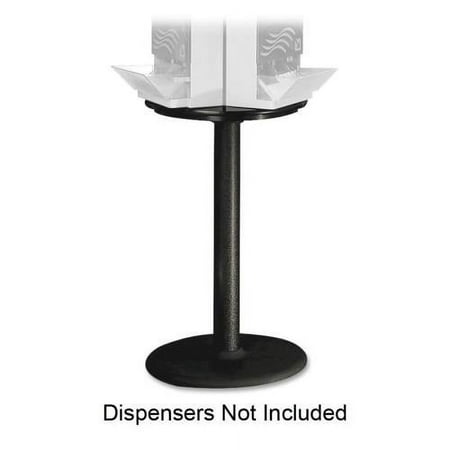 Dixie Ultra Carousel Stand for Smartstock Dispenser by GP Pro 28.5  Height x 18  Width - Metal - Black