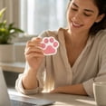 thumbnail image 3 of Cat Paw Squishy Toy with Slow Rising Design, Single Pack, White with Pink Pads, for Relaxation, 3 of 5