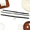 thumbnail image 5 of XIHAMA 3pcs Black Choker Necklace for Women Black Velvet Choker Set Layered Black Choker Necklaces Classic Chokers for Women Adjustable Gothic Lace Black Collar Necklace for Party Cosplay Christmas Bi, 5 of 7