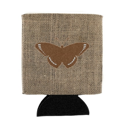 

Carolines Treasures BB1038-BL-BN-CC Butterfly Burlap and Brown BB1038 Can or Bottle Hugger Can Hugger multicolor