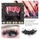 thumbnail image 4 of par de pestañas postizas de pelo de visón y 24 parches para uñas que se pueden usar, uñas adhesivas navideñas, 4 of 5