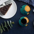 thumbnail image 6 of FMSHPON Happy Halloween Set of 6 Round Coaster for Drinks, Absorbent Ceramic Stone Coasters Cup Mat with Cork Base for Home Kitchen Room Coffee Table Bar Decor, 6 of 6