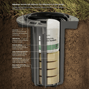 Advance Termite Concrete Bait Station - Single Bait Station by BASF