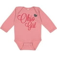 thumbnail image 3 of Inktastic Ohio Girl Boys or Girls Long Sleeve Baby Bodysuit, 3 of 5