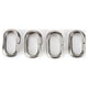 thumbnail image 4 of Anillos Divididos de Acero Inoxidable NikouMX 100 Piezas Ovalados, 4 of 8