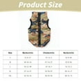thumbnail image 3 of Pet Vest, Camouflage Dog Vest, Cotton Padded Warm Winter Jacket with Leash Hole, Outdoor Pet Clothing for Hunting Hiking, for Small Medium Dogs, 3 of 8