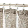 thumbnail image 2 of Lush Decor Bali Tropical Leaves Shower Curtain Single 72" W x 72" L Neutral - Tropical Bathroom - Brown Bath Curtain -Coastal Decor, 2 of 7