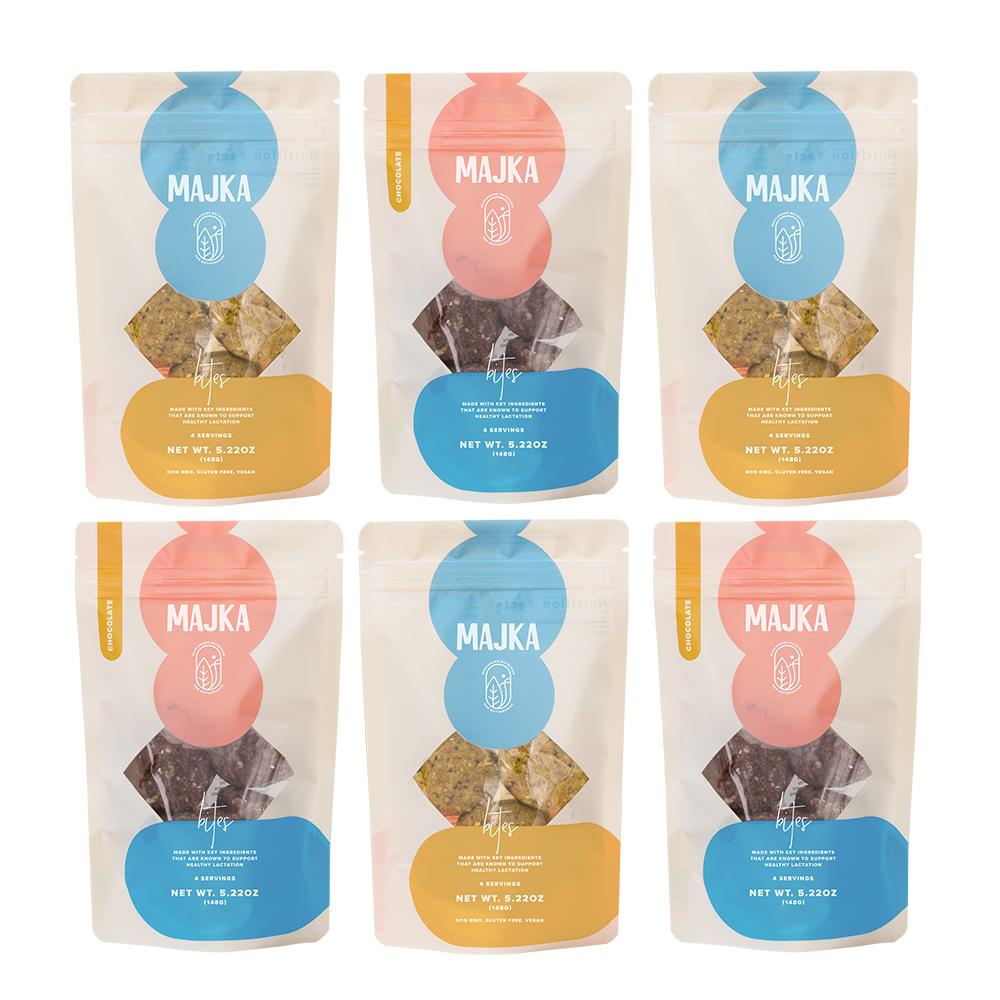 Majka Lactation Breastfeeding Cookie Bites Nourish and Promote Healthy