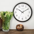 thumbnail image 3 of ERDS-WT-3143A 14-Inch Atomic Wall Clock, Black, 3 of 4
