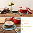 thumbnail image 6 of Coolnut Hamburger Trivets Pot Holders Set of 2 Potholders for Kitchens Pure Cotton Thread Weave Trivets,Hot Pads for Kitchens,Coasters,Placemats,Spoon Rest for Cooking Home Decor, 6 of 7