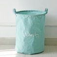 thumbnail image 2 of Organizador de de bolsa de almacenamiento de vandería impermeable Verde Sunnimix Cesta de almacenamiento de lino de algodón, 2 of 7