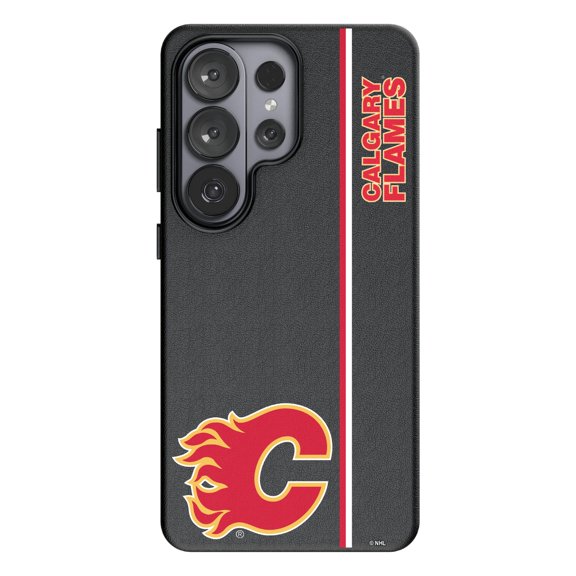 Keyscaper Black Calgary Flames Galaxy Magnetic Bump Case