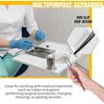 thumbnail image 4 of SHIQI-5 Pack Stainless Steel Tweezers, Medical First Aid Serrated Forceps, 4 of 4