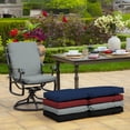 thumbnail image 5 of ARDEN Outdoor Dining Chair Cushion, 20-in x 20-in, Stone Grey Leala, 5 of 12