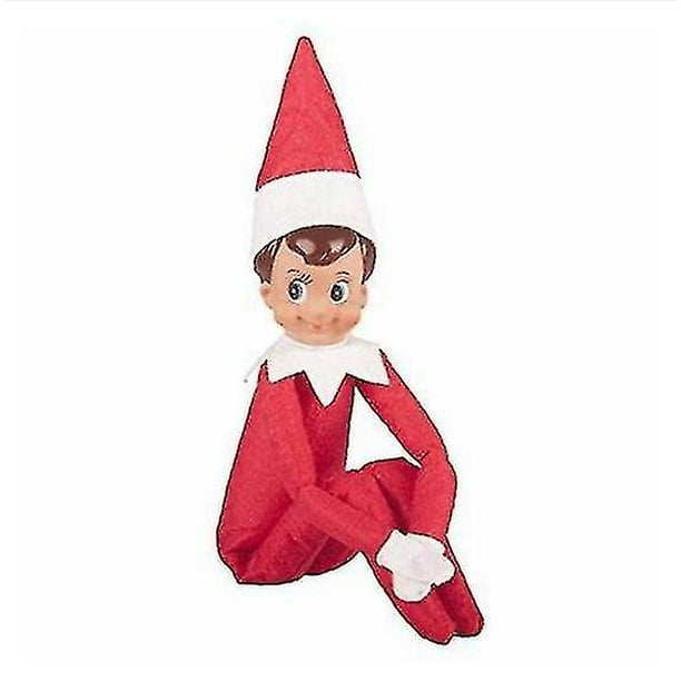 The Elf On The Shelf Boy Girl Figura Navidad Novedad Muñecos de peluche Juguete Navidad Gift_a