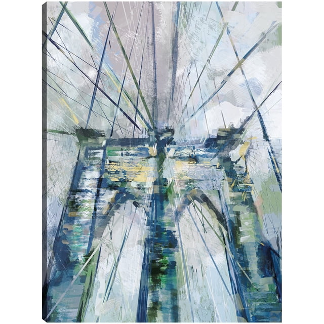 Cuadro Decorativo - Paisaje de puentes Jr Impresión en canvas, estrechado.