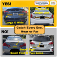 thumbnail image 6 of New Driver Sticker for Car, Large 12” x 3”, Reflective Vehicle Safety Sign, 2 Sticker Set, 6 of 9